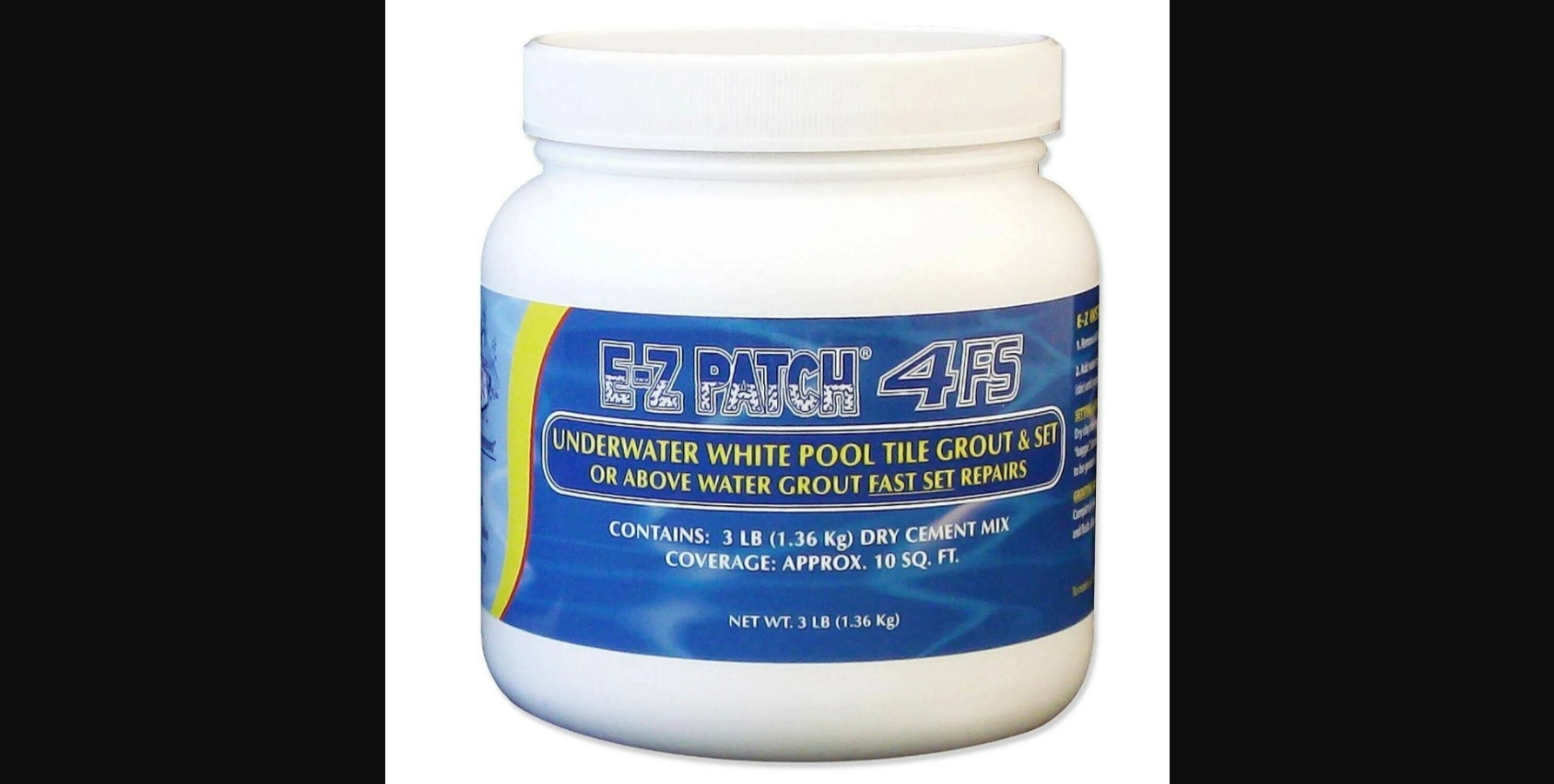 EZ PATCH TILE AND GROUT REPAIR WHITE 3LB.